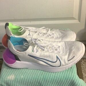 NIKE FREE RUN FK FLYKNIT NEXT NATURE SE WHITE-BLACK-P RED SZ 15 [FJ1056-100]